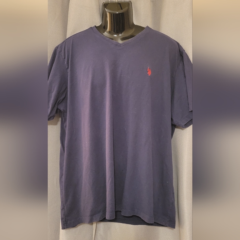 Polo by Ralph Lauren Men's Navy Blue T-Shirt